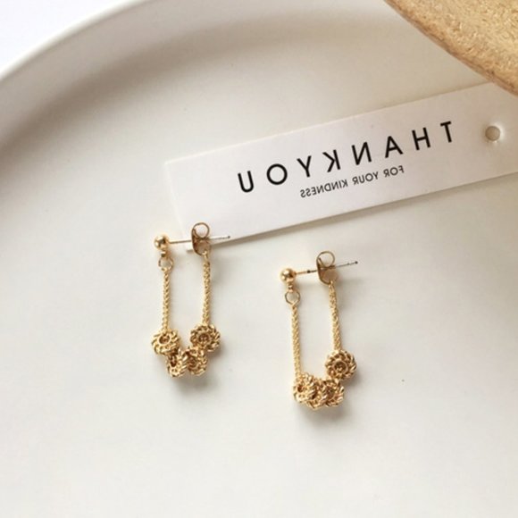 💙💕💕Last one Minimalist Circles Earrings - Picture 8 of 11